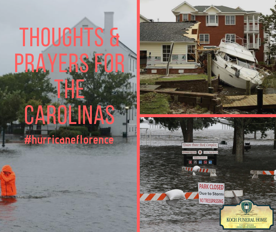 2018 - FB - News - Sept - Thoughts & Prayers Carolinas