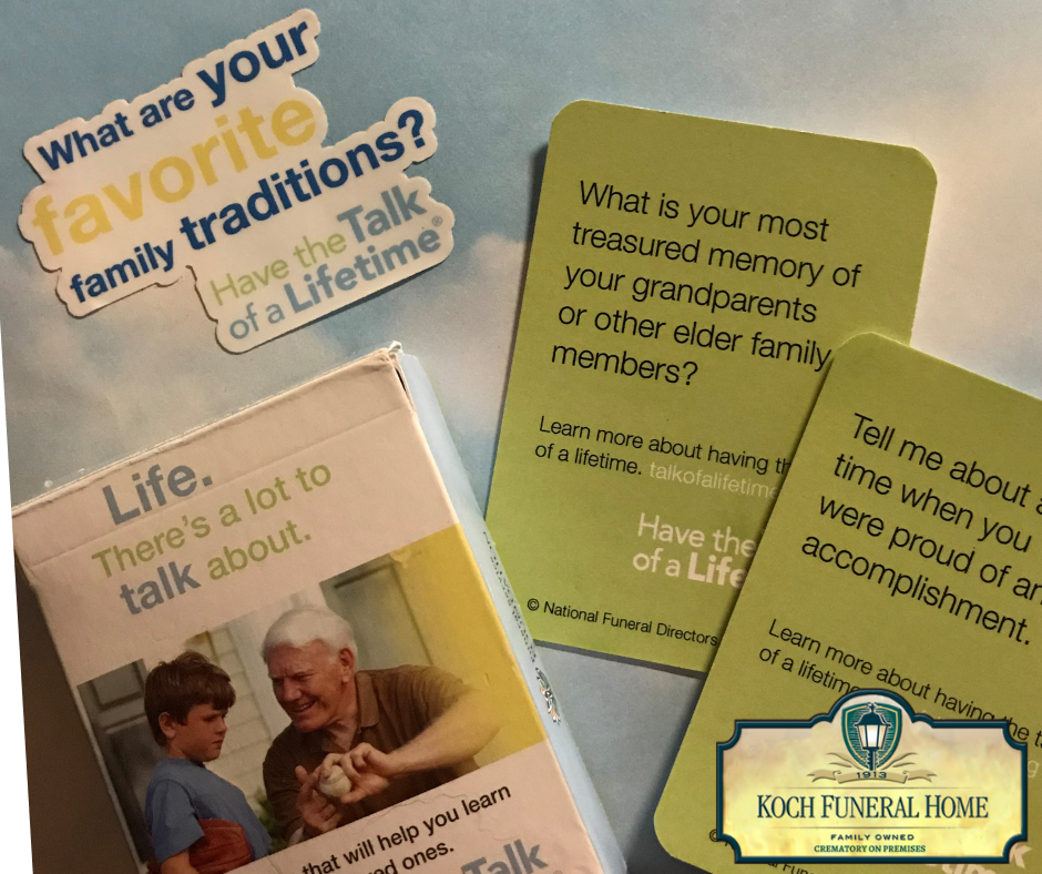 Get your Have the Talk of a Lifetime cards today! 