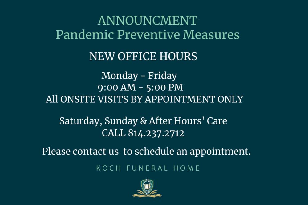 2020 - FB - Mar - COVID19 - Announcement - New Hours