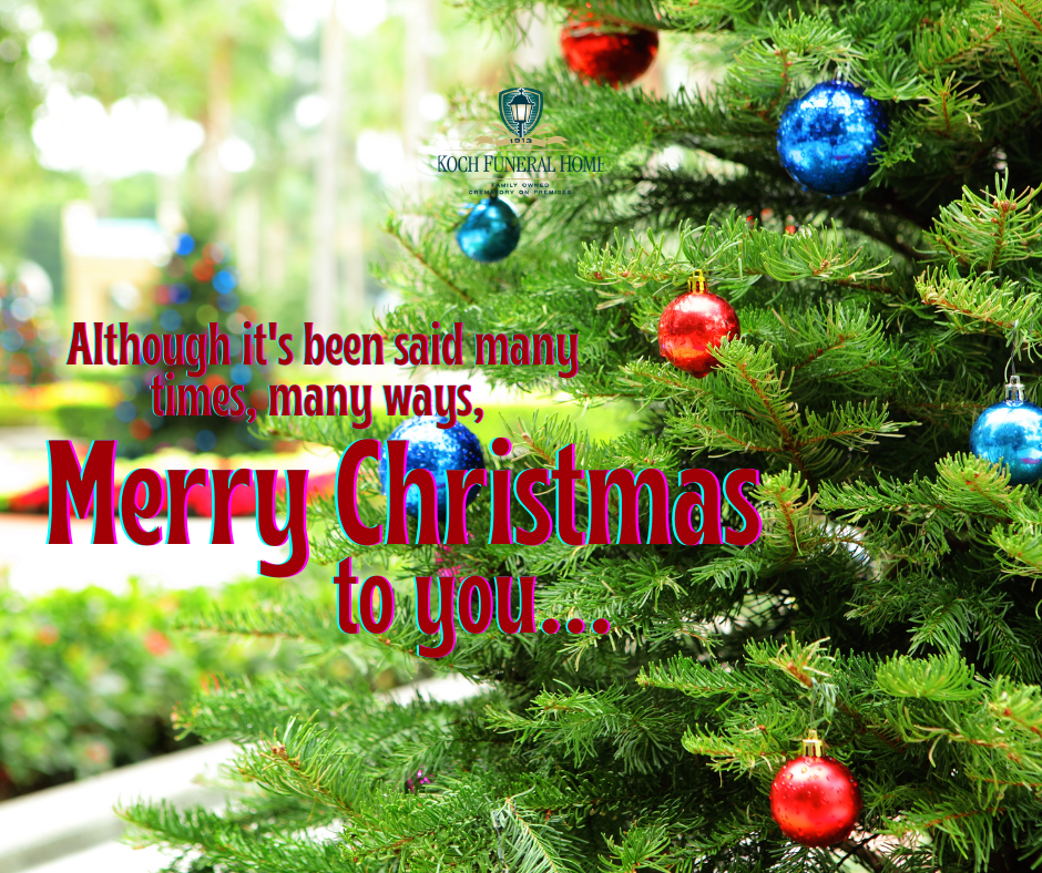 December 25 - Merry Christmas
