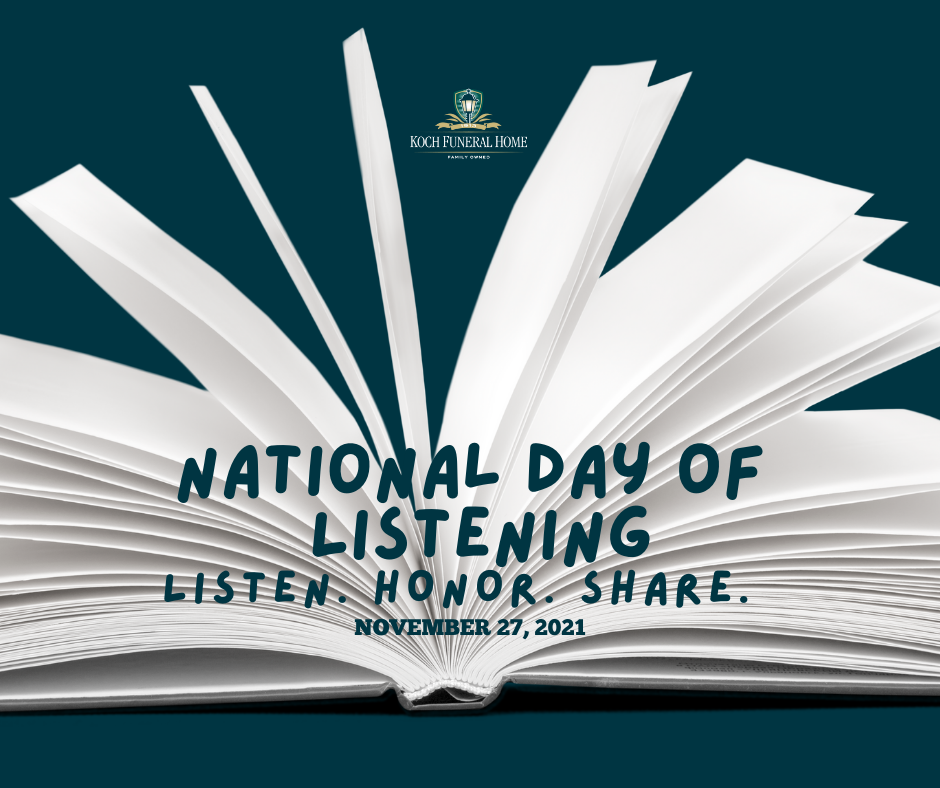 November 27 2021 - National Day of Listening