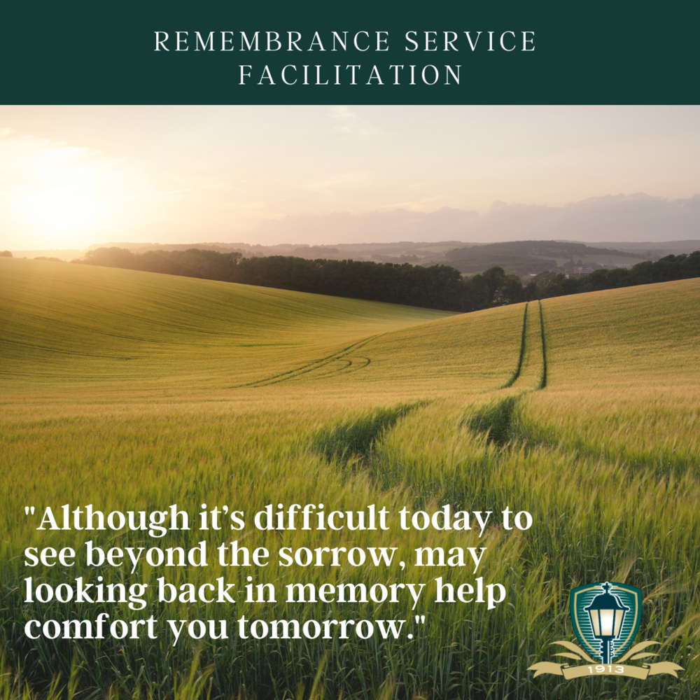 Helping Grieving Hearts Heal - Remembrance Service Facilitation