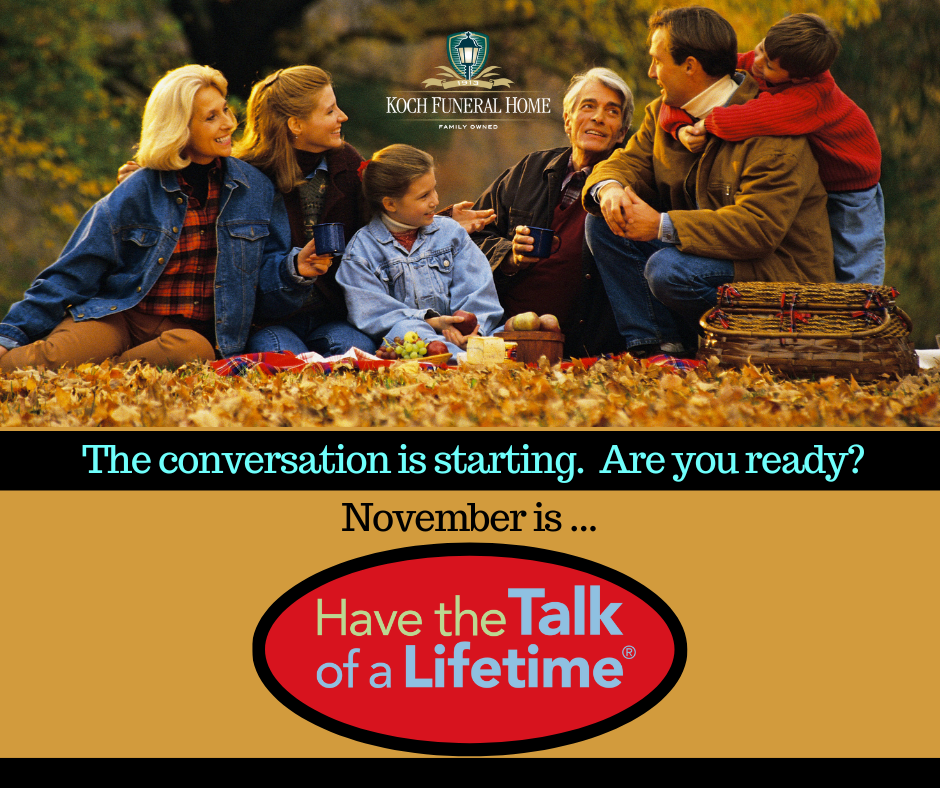 November is ... Have the Talk of a Lifetime month!