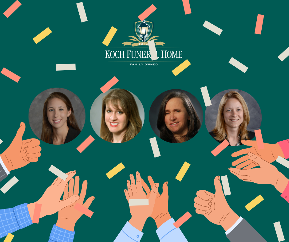 Celebrating  Women's History Month & Koch Funeral Home Staff Members!  