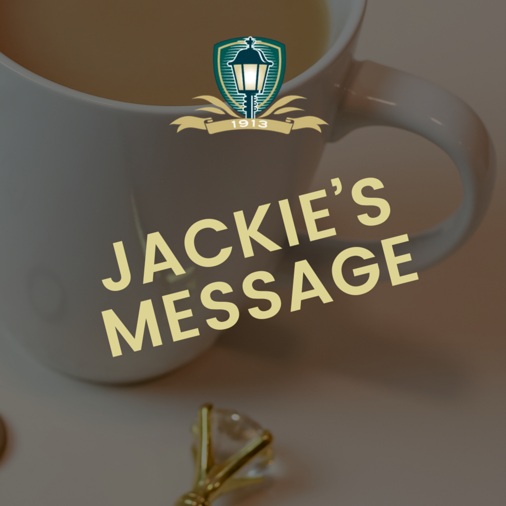 A Message from Jackie Naginey Hook 