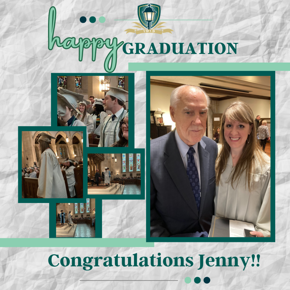 Happy Graduation Jenny!