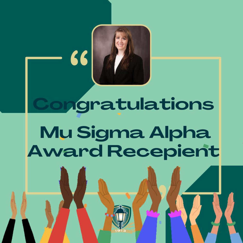 Congratulations Jenny on your Award!
