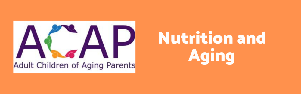 March 18 2021 - ACAP - Nutrition and Aging 
